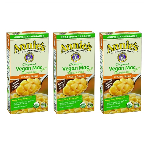 [불명] 애니스 비건 맥 170g 3팩 쉘 파스타 앤 크리미 소스_이미지