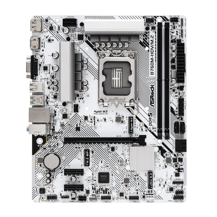 ASRock B760M-HDV/M.2 D5 + WiFi6E 모듈 패키지 디앤디컴_이미지
