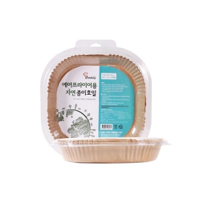쿠킹플러스 에어프라이어 자연 사각 종이호일 대_이미지