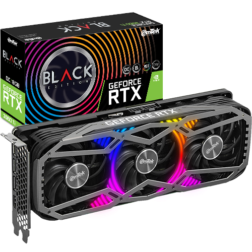 이엠텍 지포스 RTX 3060 Ti BLACK EDITION OC D6 8GB