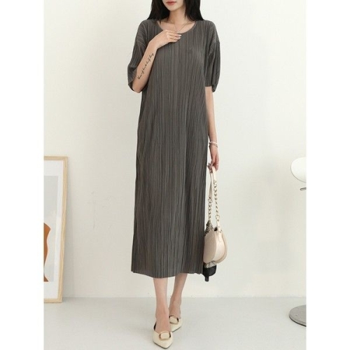 시크루즈 팡코 5Color 플리츠 롱 원피스_BDOG720