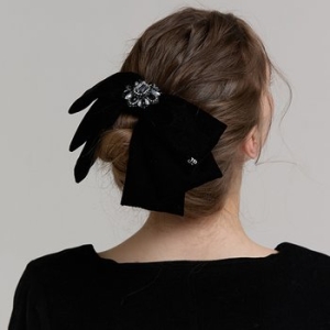 JP클라리쎄 엠버 크리스탈 3단 리본핀 JP-24-486AB