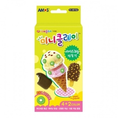 아모스 3500 미니클레이 아이스크림만들기 갑 12개입 WFKGO7U_이미지