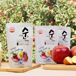 영주마실 푸드엔헬스 영주사과 애플순 사과즙 110ml 80포 (1개)