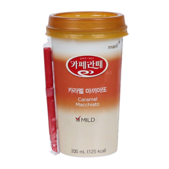 매일유업 카페라떼 카라멜 마끼야또 200ml (1개)_이미지