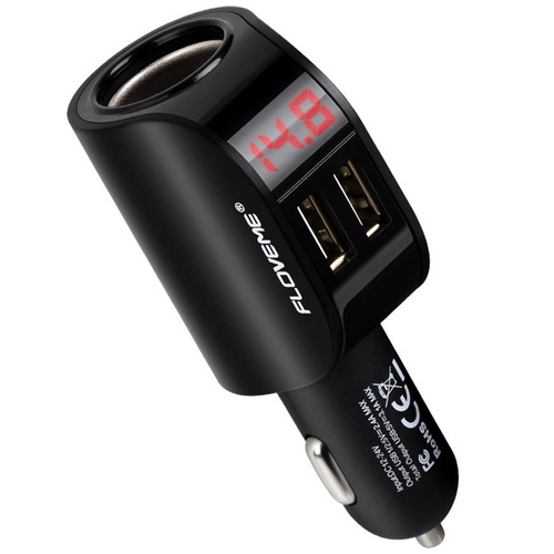 평화자동차 시크릿 듀얼포트 3.1A 고속 충전 소켓 NV28-CC300Q_이미지