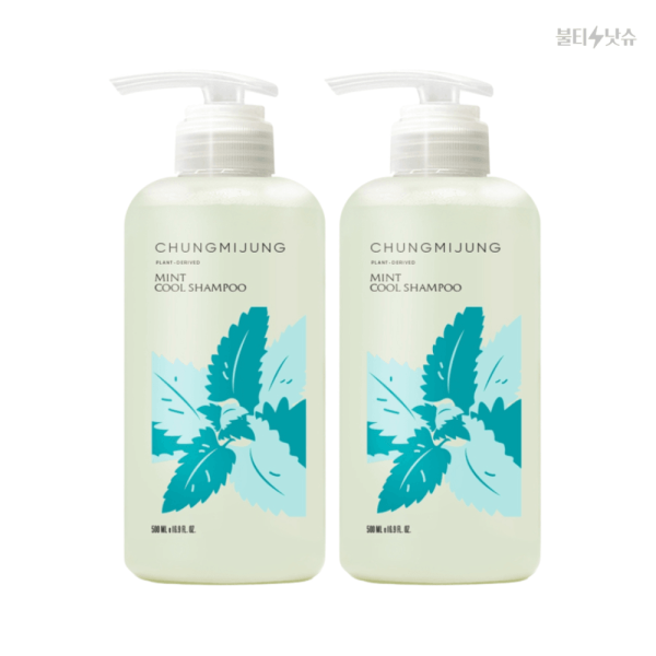 청미정 박하 쿨 샴푸 500ml (2개)_이미지