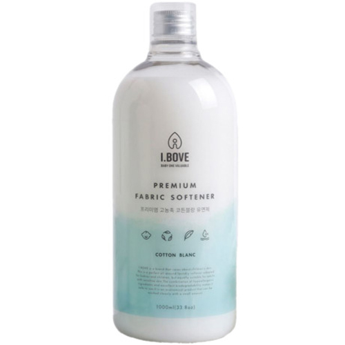 아이보브 프리미엄 고농축 섬유유연제 코튼블랑향 1L (1개)_이미지