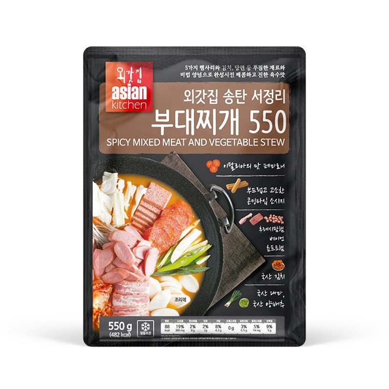 외갓집 송탄 서정리 부대찌개 1kg (1개)_이미지