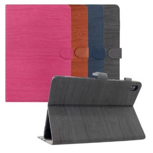 태블리스 갤럭시탭A7 나무 다이어리 케이스 TZ-21_이미지