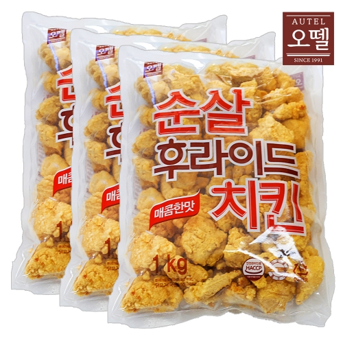 오뗄 순살 후라이드 치킨 매콤한맛 1kg이미지입니다. 누르면 해당 게시물로 새창이동합니다.
