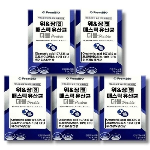 프롬바이오 위장엔 매스틱 유산균 더블 28포 (5개)_이미지