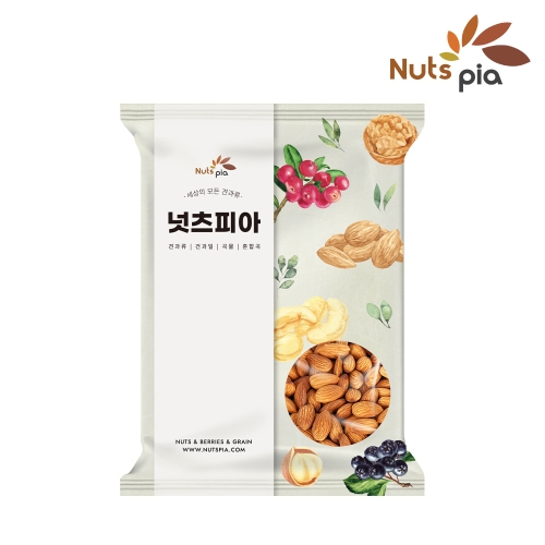 넛츠피아 24년산 햇 생 아몬드 1kg 캘리포니아_이미지