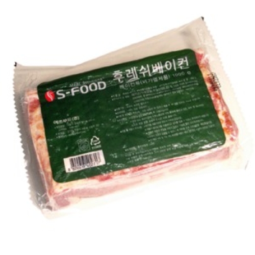 에쓰푸드 후레쉬 베이컨 1kg (1개)_이미지