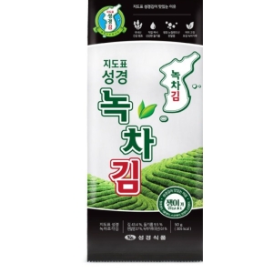 성경식품 지도표성경김 녹차김 50g (12개)_이미지
