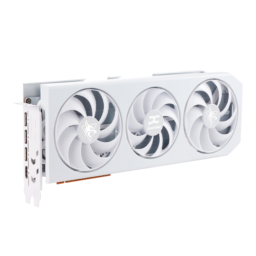 PowerColor 라데온 RX 9070 XT Hellhound Spectral White D6 16GB 대원씨티에스_이미지