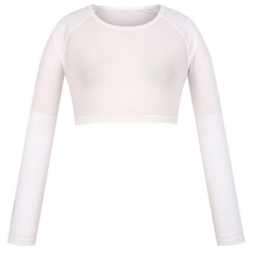 핑 메쉬 볼레로 긴팔 이너 티셔츠 122C2TI952 (WH, 화이트)_이미지