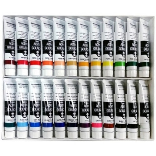 Turner 아크릴 과슈 물감 20ml (24색)_이미지