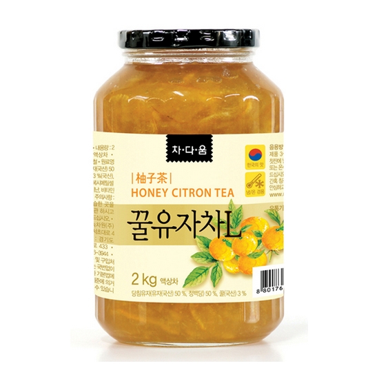 녹차원 차다움 꿀유자차L 2kg이미지입니다. 누르면 해당 게시물로 새창이동합니다.