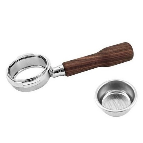 칼딘 크레마 바텀리스 포타필터 콤패티블 51mm (로즈우드)_이미지