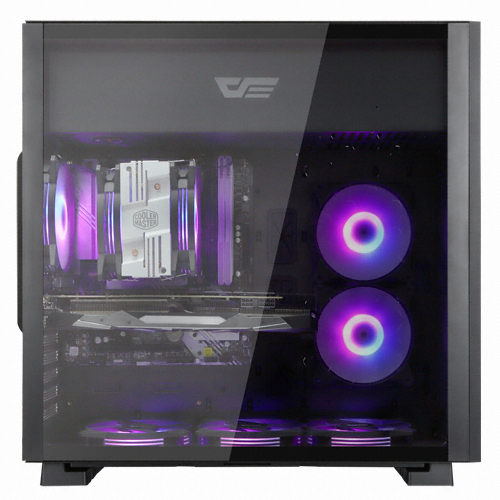 darkFlash DLE21 RGB 강화유리 (블랙)_이미지