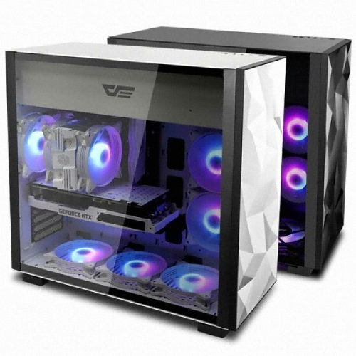 darkFlash DLE21 RGB 강화유리 (블랙)_이미지