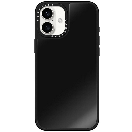 CASETIFY 아이폰16 Black on Black 미러 케이스 (해외구매)_이미지