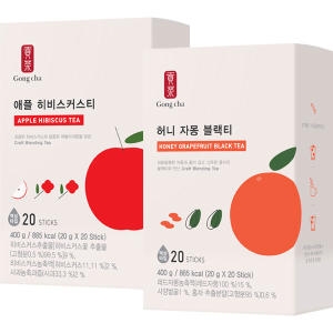 공차 허니자몽블랙티 20T +애플히비스커스티 20T_이미지