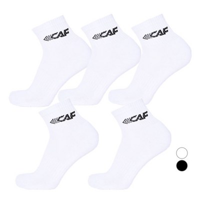 르까프 여성용 스포츠 단목 양말 5켤레 세트 LE4A168 FREE 화이트 LE4A168WHS 1세트_이미지