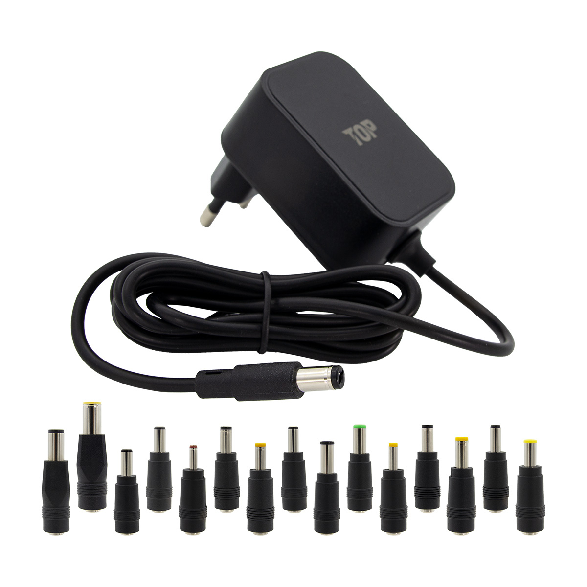 HDTOP DC 12V 2A CCTV 블랙 어댑터 (HT-AD137 / 15종 젠더)_이미지