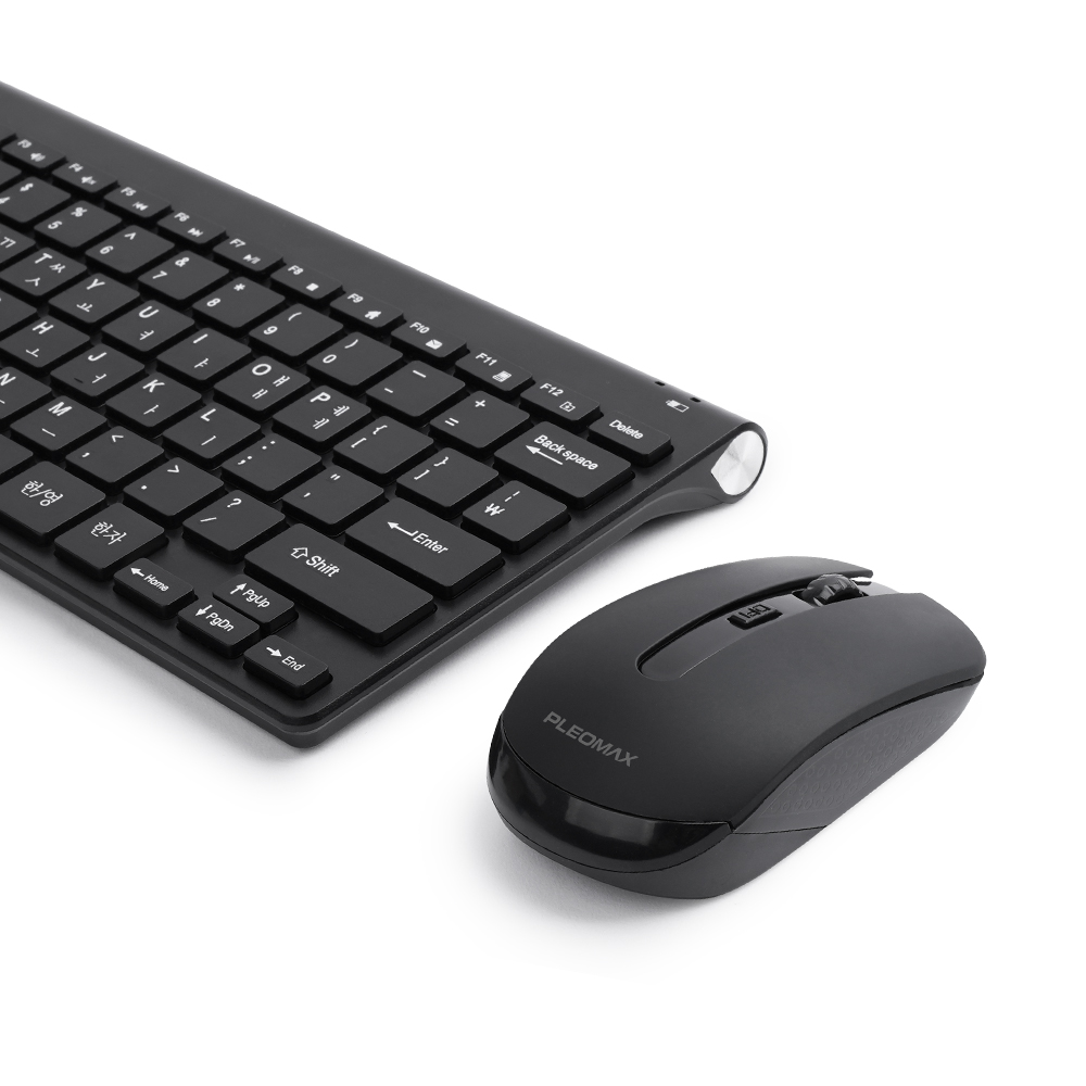 플레오맥스 AVEC-50M 무선 키보드 마우스 세트 (블랙)_이미지