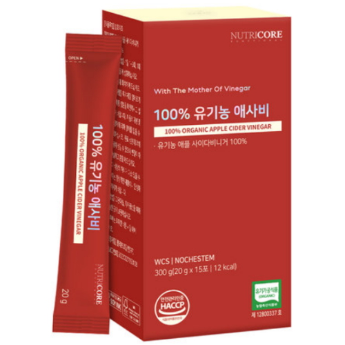 뉴트리코어 100% 유기농 애사비 300g (20g x 15포) (2개)_이미지