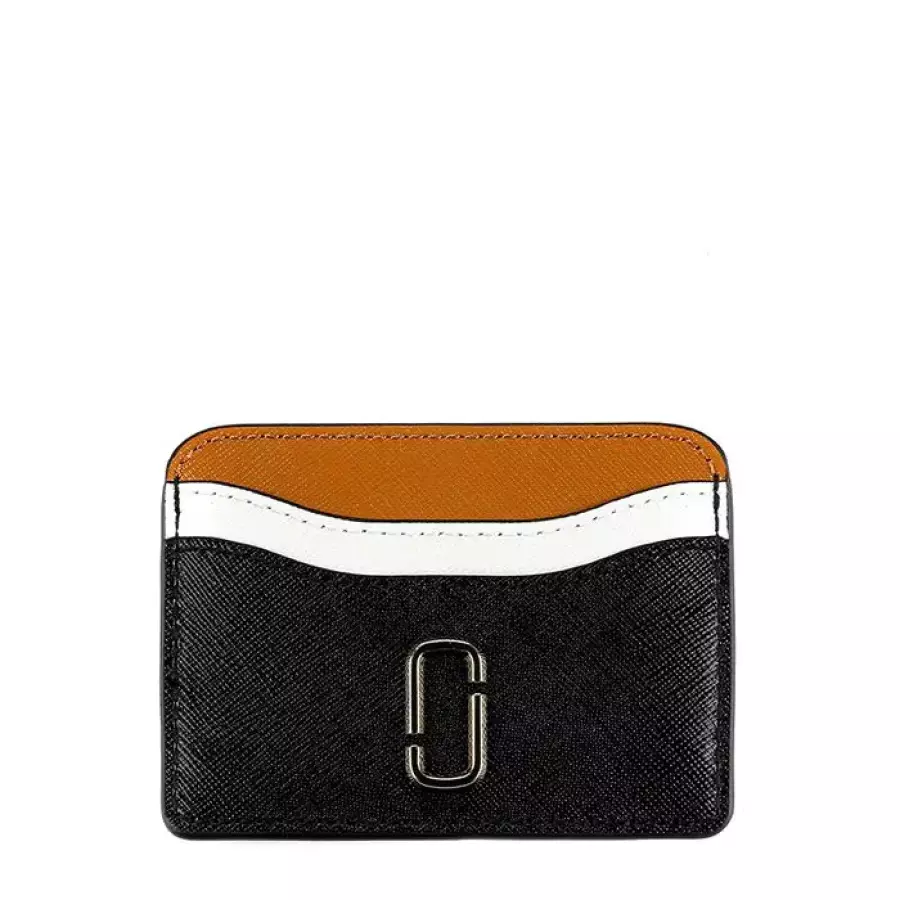 마크제이콥스 로고 스냅샷 트리플컬러 카드지갑 블랙 허니 32359870_이미지