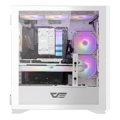 darkFlash DLX21 RGB MESH 강화유리 (화이트)_이미지