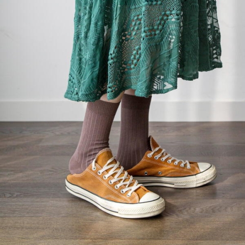레드싹수 s signature lip socks BROWN sw095
