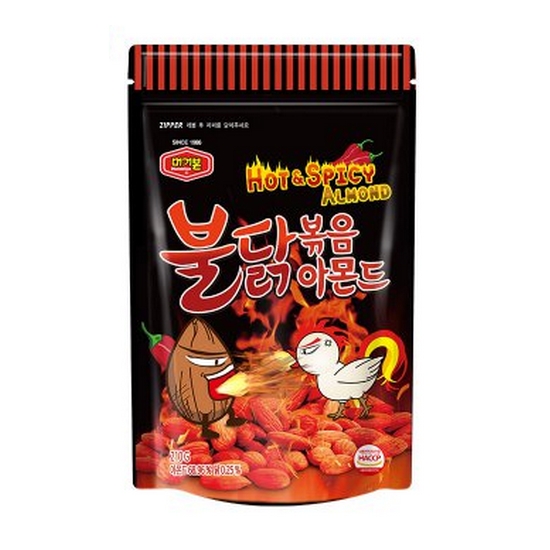 머거본 불닭볶음 아몬드 210g이미지입니다. 누르면 해당 게시물로 새창이동합니다.