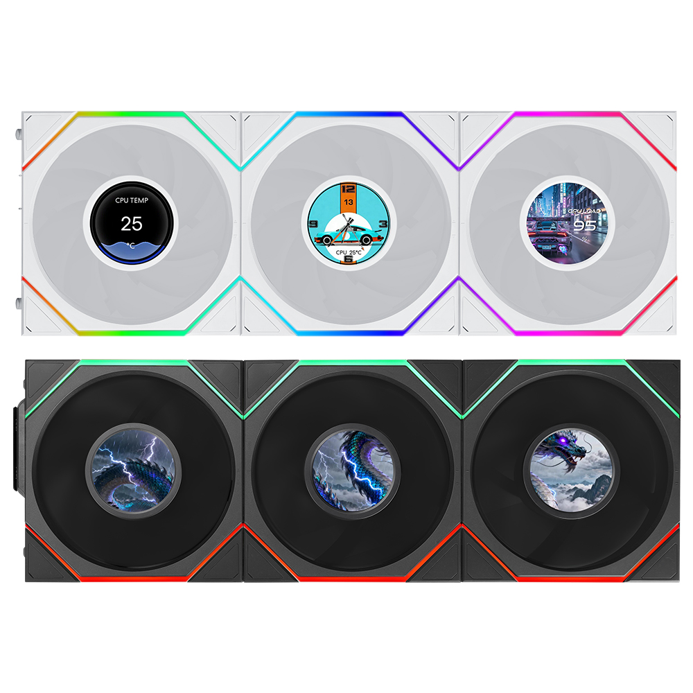 리안리 UNI FAN TL LCD FLEX 120 리버스