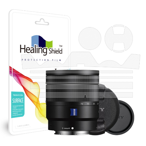 폰트리 힐링쉴드 SONY E 16-70mm F4 ZA OSS용 무광 외부보호필름 세트_이미지