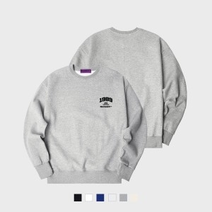 뉴해빗 NUHABIT N H HERITAGE1989 오버핏 기모 맨투맨 GOM4-4NH1275 1361839_이미지