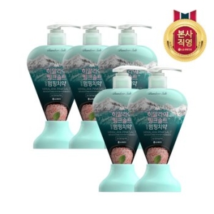 페리오 히말라야 핑크솔트 담은 펌핑치약 아이스카밍민트 285g (5개)_이미지