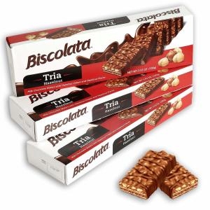 Biscolata Tria 헤즐넛 밀크초코 웨하스바 12개 x 3팩_이미지