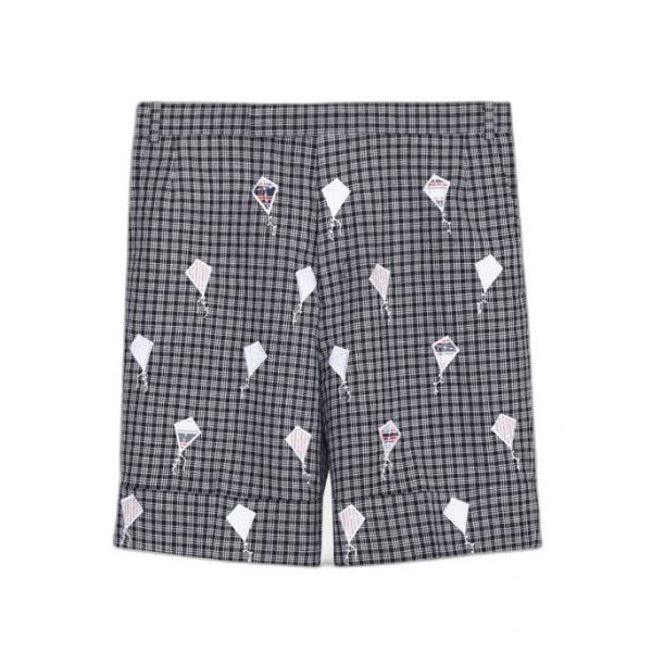 사틴 스티치 패치워크 수피마 코튼 울 쇼츠 MTC420E 10266 415