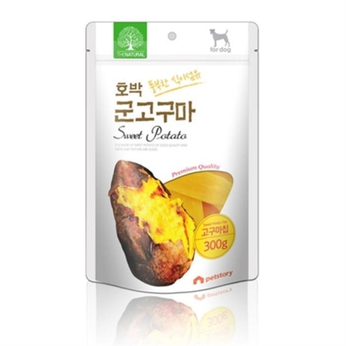 펫스토리 더내추럴 호박 군고구마 칩 300g (2개)_이미지