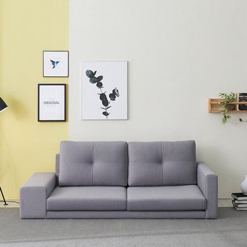 지베스 코지 분리형 아쿠아텍스 패브릭 좌식소파 3인용