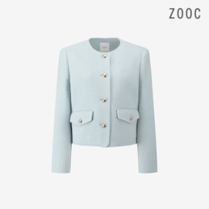 ZOOC 금속단추 포인트 라운드 숏코트 LB_V254MSG984