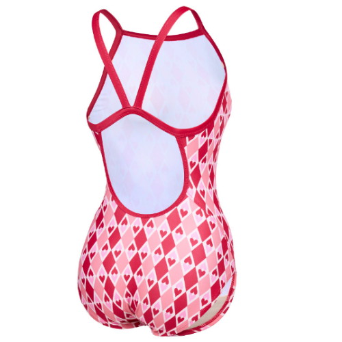 레노마수영복 여성 아가일하트 원피스수영복 핑크 RN-LF2E032-PK_이미지