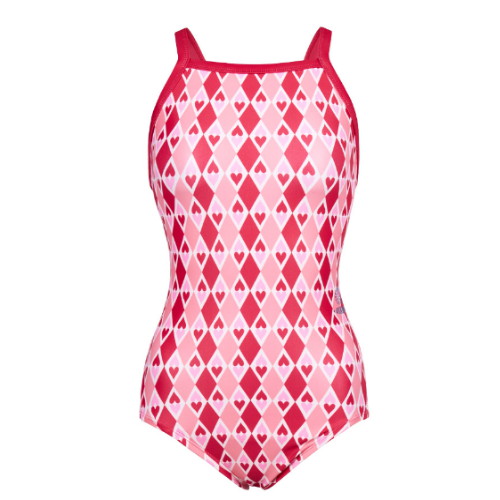레노마수영복 여성 아가일하트 원피스수영복 핑크 RN-LF2E032-PK_이미지