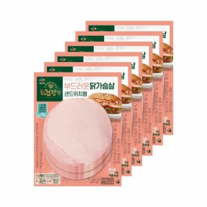 CJ제일제당 더 건강한 샌드위치햄 90g (6개)_이미지
