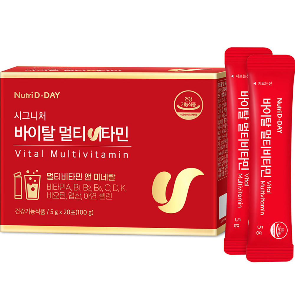 뉴트리디데이 메가렉스 바이탈 멀티비타민 20포 (1개)_이미지