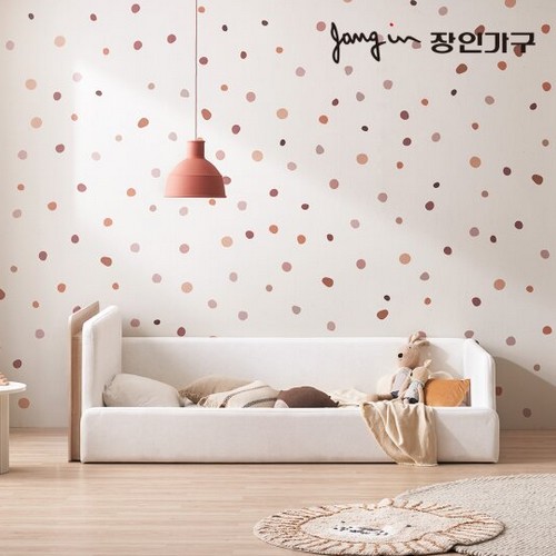 장인가구 하랑 패브릭 데이베드 LED침대 SS (14T낮은독립)_이미지